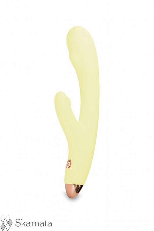 Вибратор Due банановый